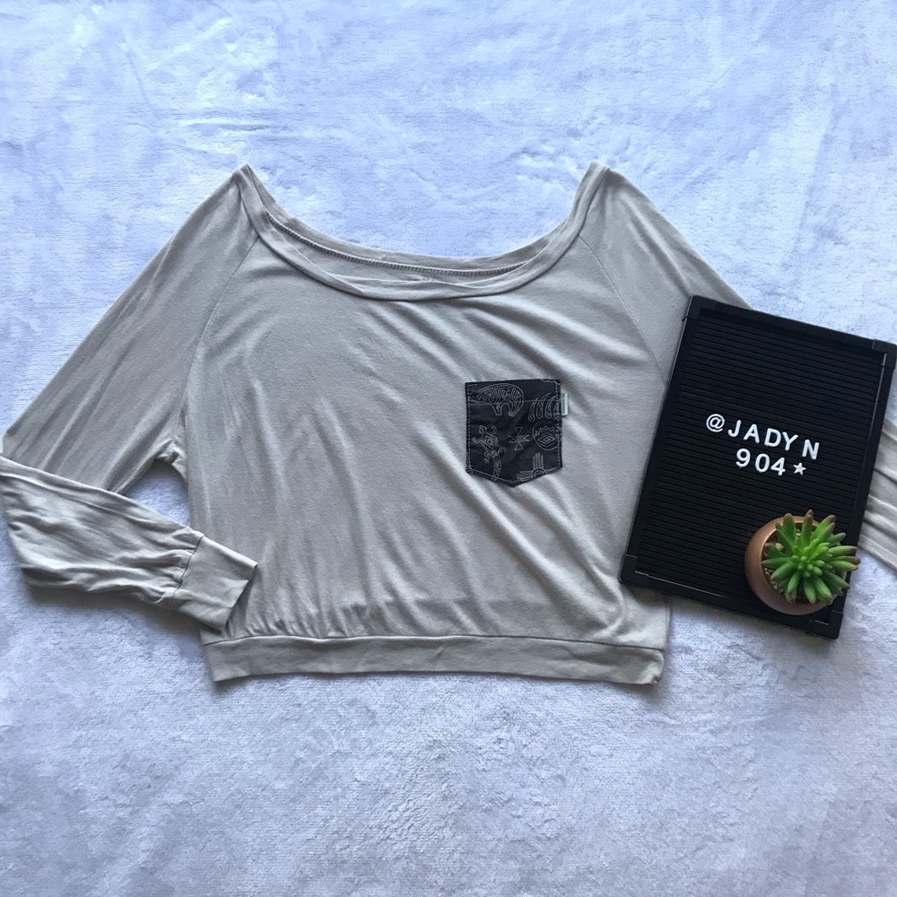 Serengetee Cropped Long Sleeve
